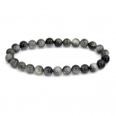 Armband Adlerauge rund 8mm - Elastisch x 1 Stk.