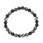 Eagle Eye Bracelet round 8mm - Elastic x 1pc