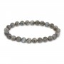 Pulsera Labradorita redonda 8mm - Elástico x 1ud