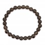 Armband Rauchquarz rund 8mm - Elastisch x 1 Stück