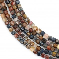 Pietersit-Würfel mit Facetten 2mm x 40cm