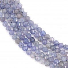 Tanzanite rotonda sfaccettata 3mm x 39cm