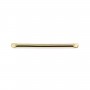 Intercalaire in forma di tubo 1.5x25mm, dorato su ottone x 10 pezzi