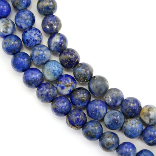 Lapislazuli rund 6mm, Qualität B x 40cm