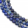 Lapislazuli rund 6mm, Qualität B x 40cm