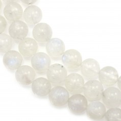 Gemstone Round Moonstone 9-10mm x 40mm