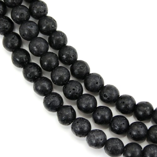 Pierre de lave rund 6mm x 40cm