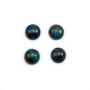 Cabochon chryscolle,en forme de rond 14mm x 1pc