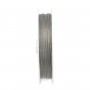 Fil câblé acier 7 brins gainé nylon 0.38mm x 100m