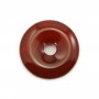 Donut Agate rouge 25mm x 1pc