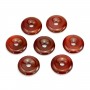 Donut Agate rouge 25mm x 1pc