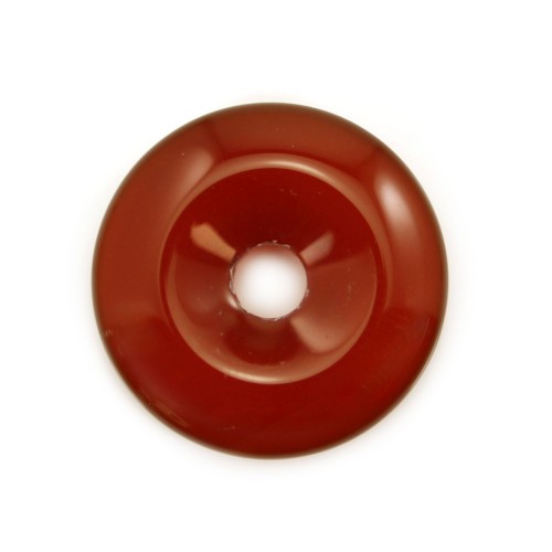 Donut Achat rot 20mm x 1 Stück