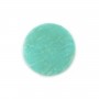 Cabochon Amazonit aus Peru, flach rund, 20mm x 1 Stück.