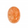 Cabujón de Piedra del Sol ovalada de 6x8 mm calidad A x 1 ud.
