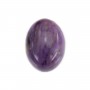Cabujón de Charoíta ovalado de 6x8mm x 1 pieza.