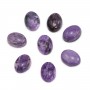 Cabochon Charoit oval 6x8mm x 1 Stück