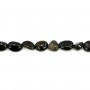 Nugget de obsidiana barroca 6-8mm x 40cm