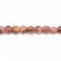 Rodocrosite Rotonda 4mm A x 40cm
