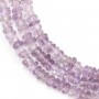 Light amethyst round heishi beads 4mm x 40cm