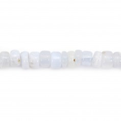 Rondelle de calcedonia heishi 4-5mm x 40cm
