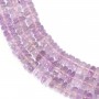 Klarer Amethyst Rondelle Heishi 5-6mm x 40cm