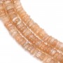 Pierre de lune orange rondelle heishi 4-5mm x 40cm