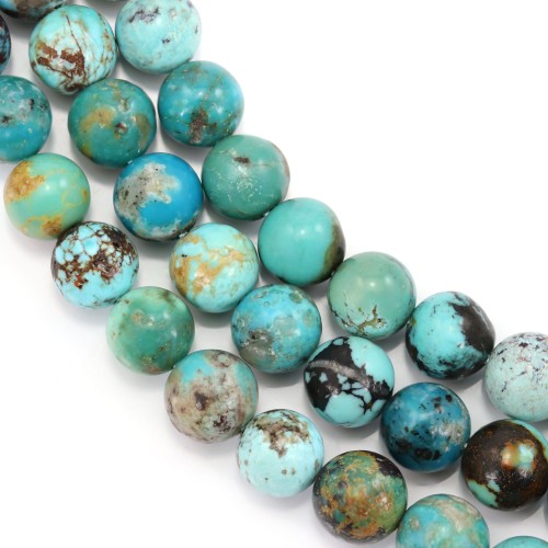 Turquoise Round 6mm x 38cm