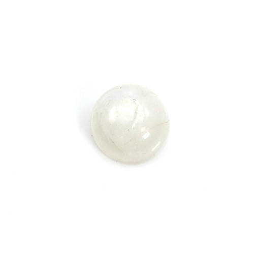 Cabochon moonstone white round 5.7-6mm x 1pc