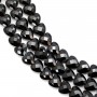 Obsidiana corazón facetado 8mm x 38cm