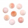 Cabochon Lambi rosa tondo 16mm x 1pz