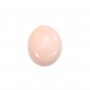 Cabochon Lambi rosa oval 10x12mm x 1 Stück