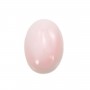 Cabochon Lambi rose ovale 7x9mm x 1pc