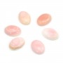 Cabochon Lambi rose ovale 5x7mm x 2pcs