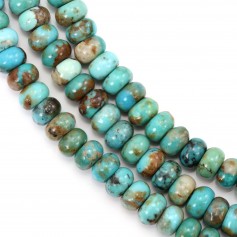 Turquoise Rondelle 2.4x4.5mm x 40cm