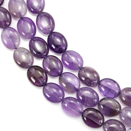 Ametista oval 8x10mm x 38cm