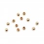 Perle boule 2x0.95mm (foro grande) - Gold Filled x 20 pezzi