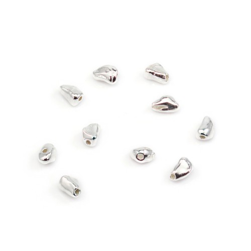 Perle pepite barocca 2-3mm - Argento 925 x 10 pezzi