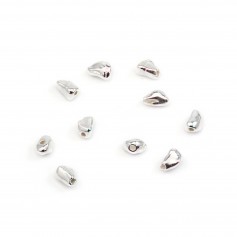 Perle pépite baroque 2-3mm - Argent 925 x 10pcs