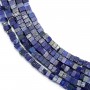 Lapis Lazuli square lamella 1x1.5mm x 38cm