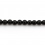 Tourmaline noire rond 2mm x 39cm