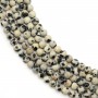 Jaspe Dalmatien rond 2mm x 40cm