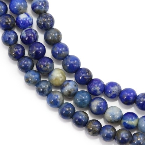 Lapislazuli rund 4mm, Qualität B x 39cm