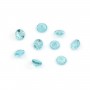Apatite à sertir, taille rond brillant 3.3-3.5mm x 1pc
