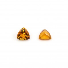 Citrine à sertir, taille trillion triangle 5mm x 1pc