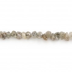 Rohgrauer Diamant 2-3mm x 42cm