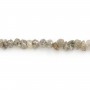 Raw gray diamond 2-3mm x 42cm