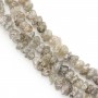 Diamante gris en bruto 2-3mm x 42cm