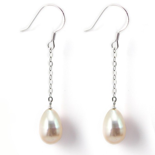 BO Drop Freshwater Pearls White Nathalie