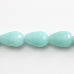 Amazonite Goutte Ronde Facette