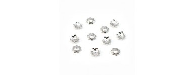 Bead caps for Beads - Sterling Silver - Beaded Jewelry Creation